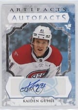 2023-24 Upper Deck Artifacts Autograph Facts Kaiden Guhle #AF-KG card