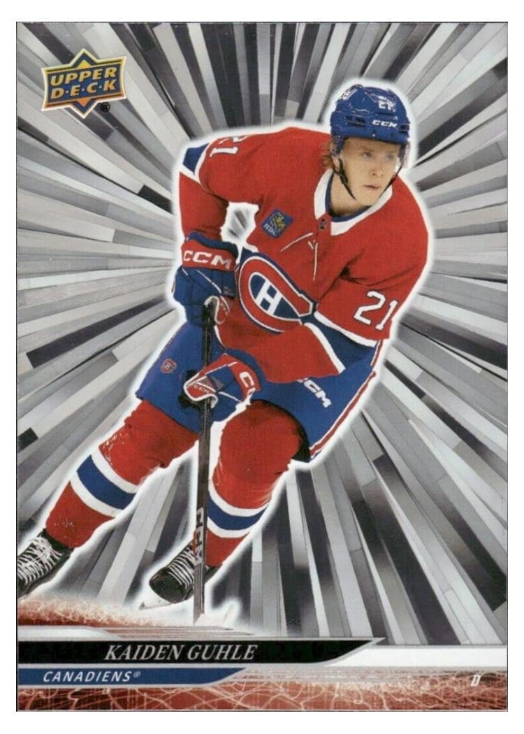 2024-25 Upper Deck Base Set Kaiden Guhle #339 card