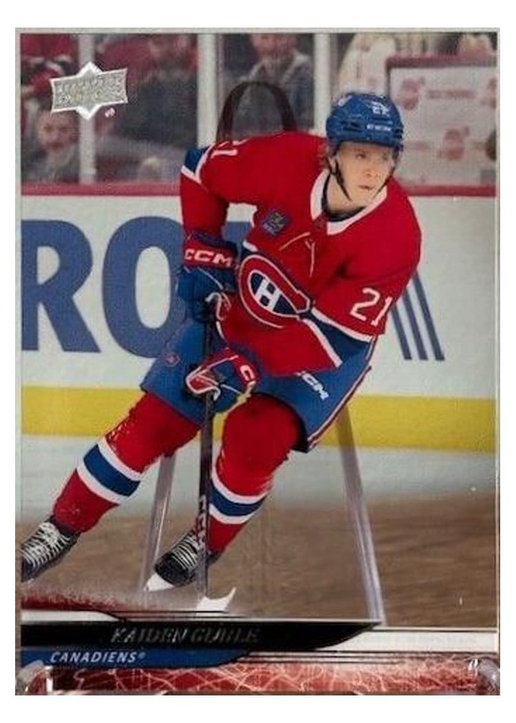 2024-25 Upper Deck Base Set Kaiden Guhle Clear Cut #339 card