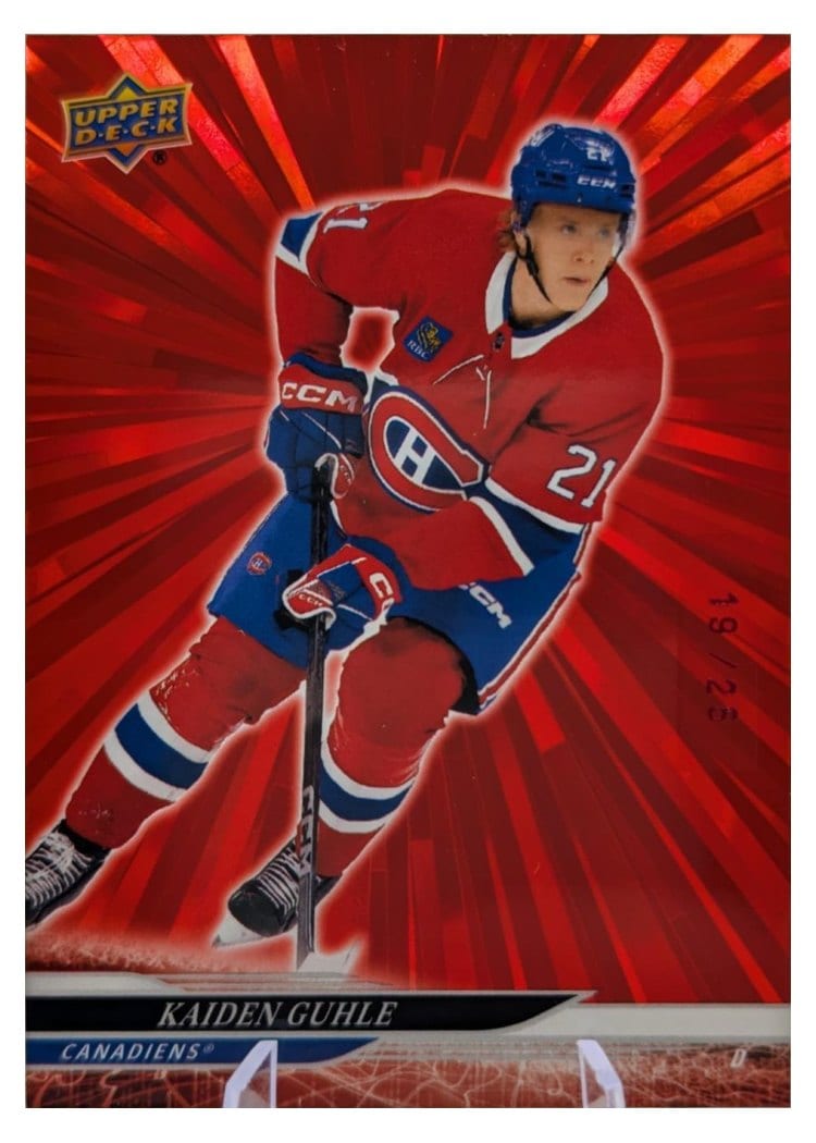 2024-25 Upper Deck Base Set Kaiden Guhle #339 card