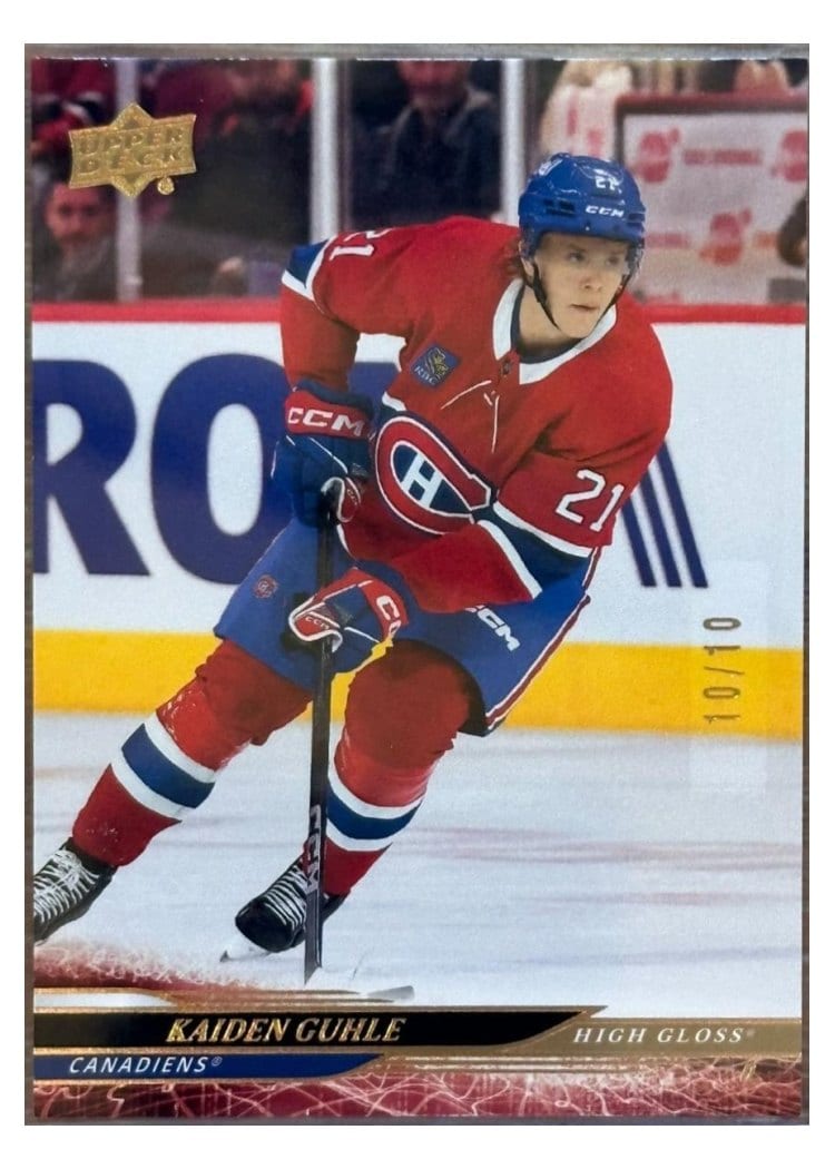 2024-25 Upper Deck Base Set Kaiden Guhle #339 card