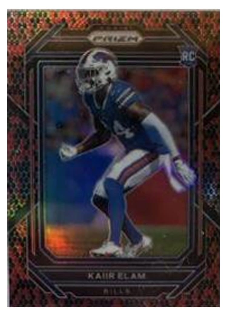 2022 Panini Prizm Base Set Kaiir Elam #374 card