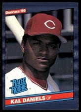 1986 Donruss Kal Daniels #27 card