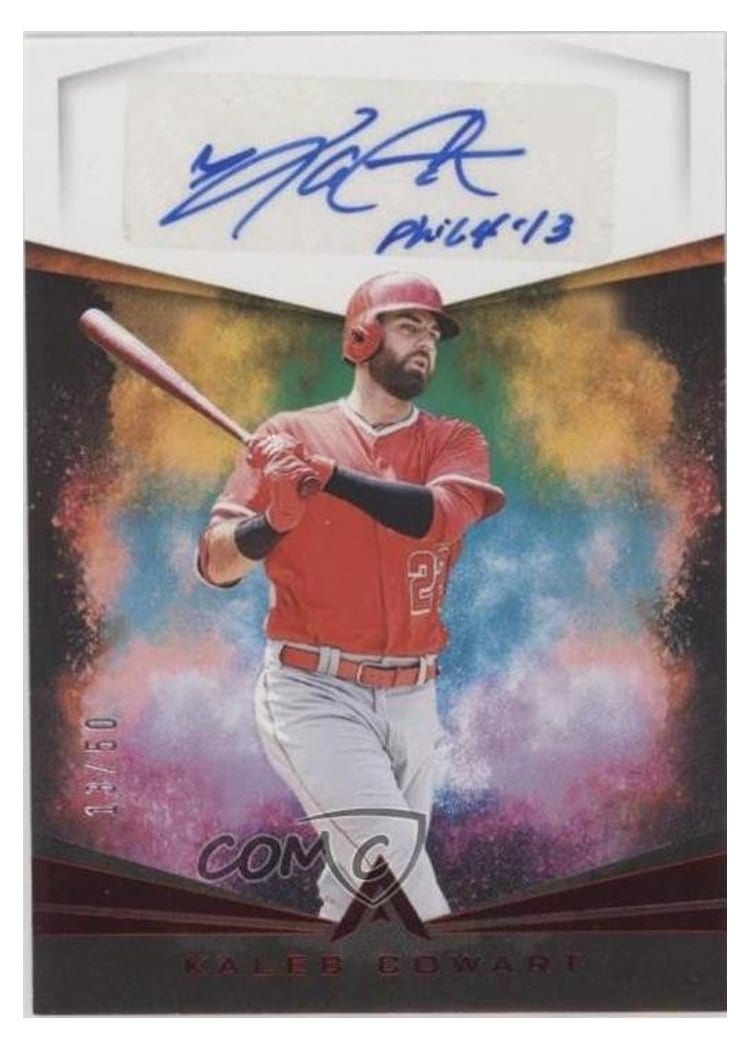 2020 Panini Chronicles Ascension Autographs Kaleb Cowart #AA-KC card