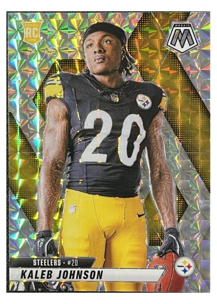 2025 Panini Mosaic Base Set Kaleb Johnson Mosaic #289 card