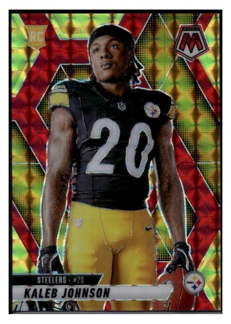2025 Panini Mosaic Base Set Kaleb Johnson #289 card
