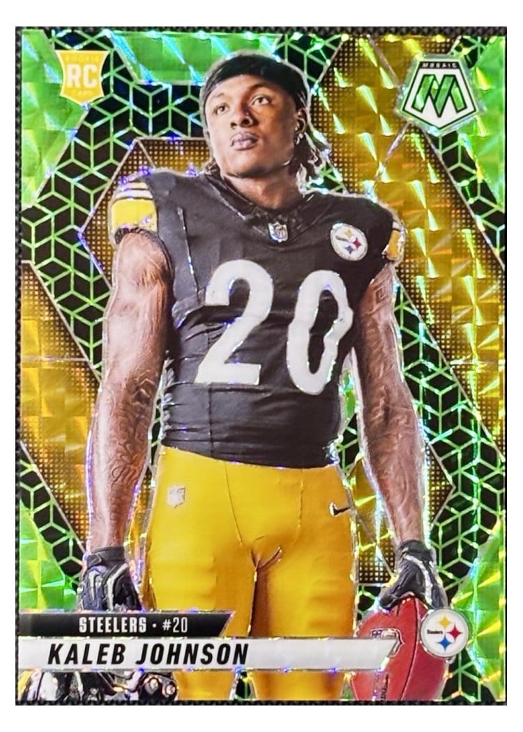 2025 Panini Mosaic Base Set Kaleb Johnson #315 card