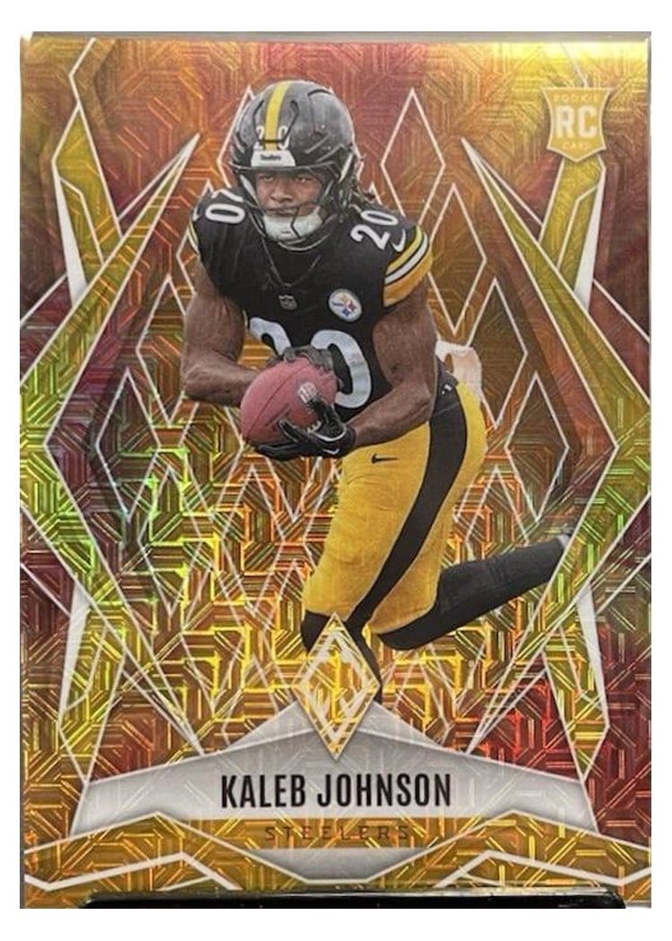 2025 Panini Phoenix Base Set Kaleb Johnson #182 card