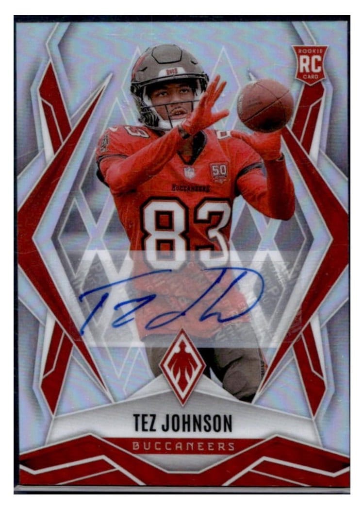 2025 Panini Phoenix Base Set Kaleb Johnson Silver Autograph #182 card