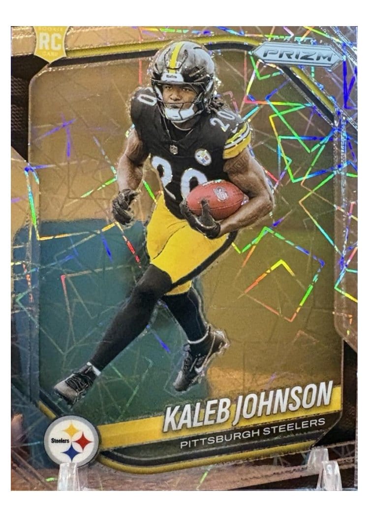 2025 Panini Prizm Base Set Kaleb Johnson #375 card