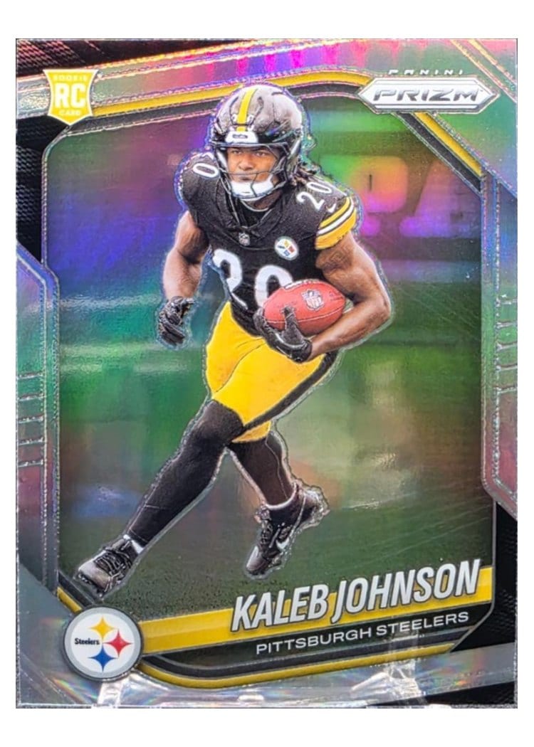 2025 Panini Prizm Base Set Kaleb Johnson #375 card