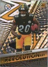2025 Panini Revolution Revolutionary Rookies Kaleb Johnson #9 card