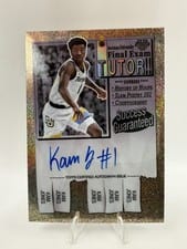 2024-25 Bowman University Chrome Final Exam Autographs Kam Jones #FEA-KJ card