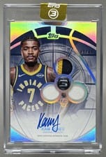2025-26 Topps 3 Rookie 3 Patch Autographs Vertical Kam Jones #RPV-KJO card