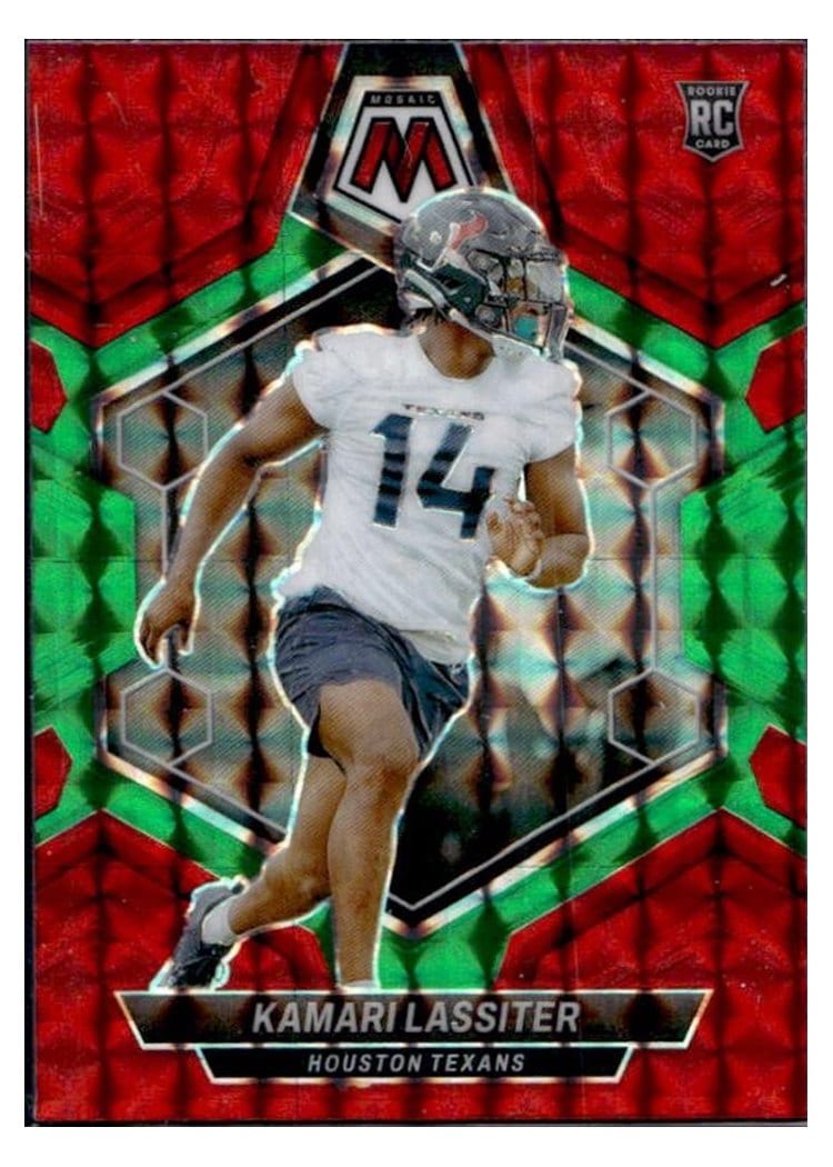 2024 Panini Mosaic Base Set Kamari Lassiter Fusion Red Green Choice #342 card