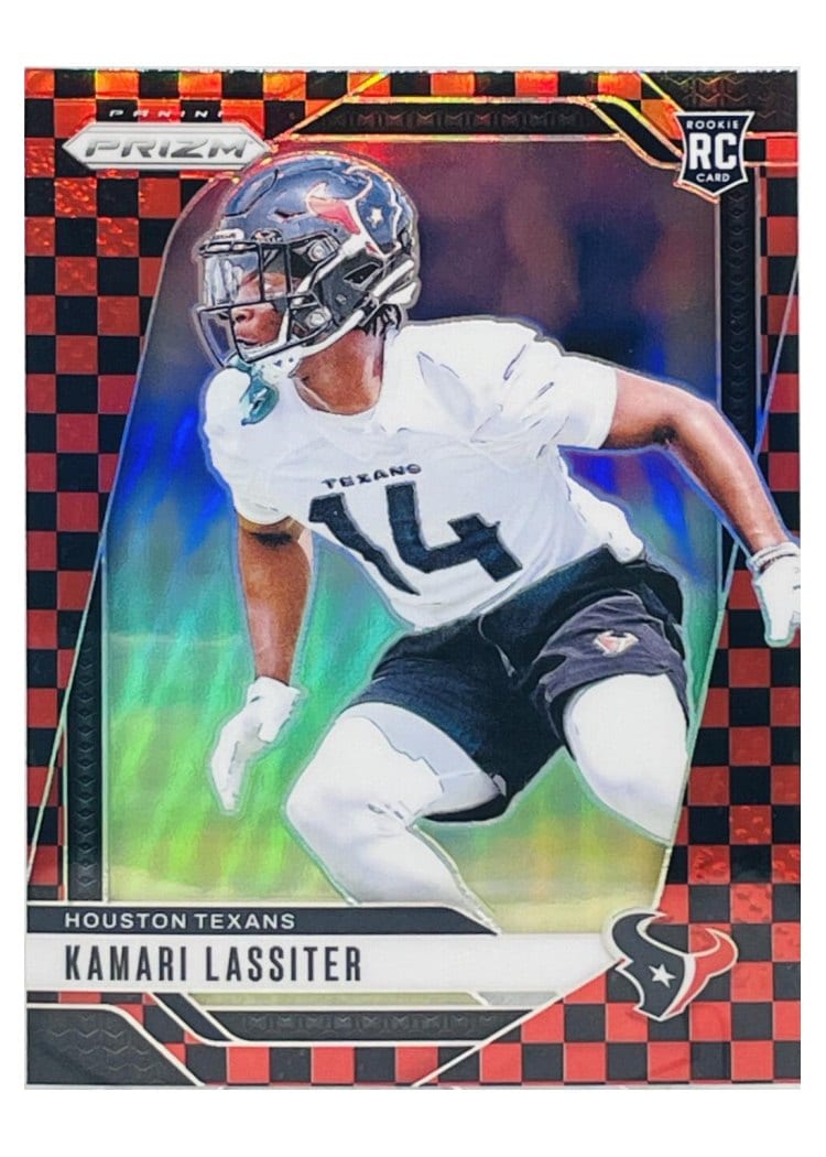 2024 Panini Prizm Base Set Kamari Lassiter Black Red Checker #360 card