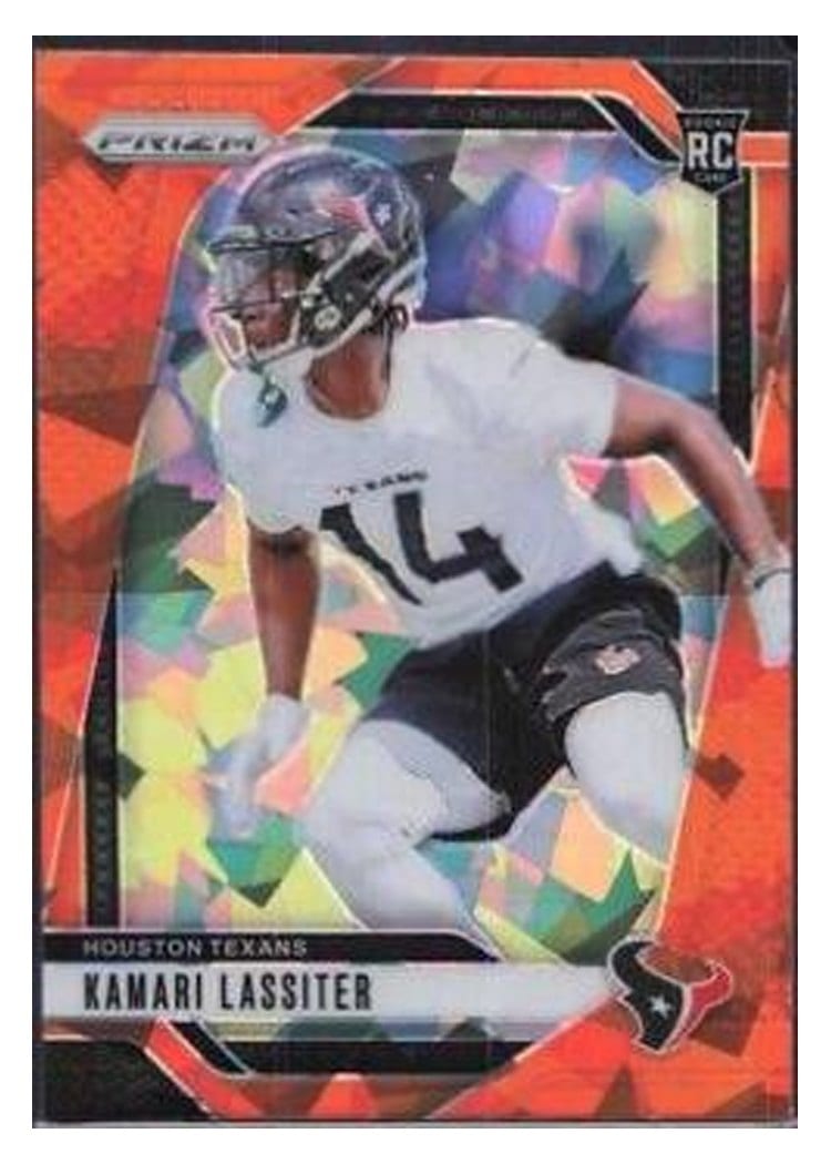 2024 Panini Prizm Base Set Kamari Lassiter Orange Ice #360 card