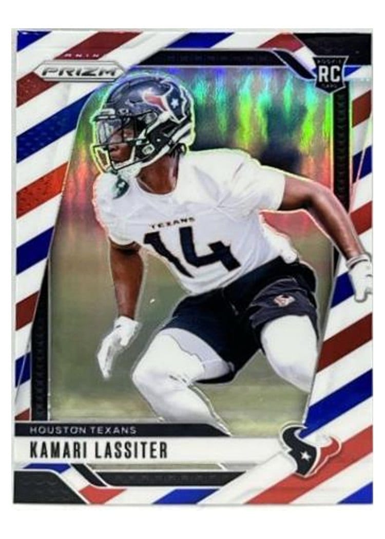 2024 Panini Prizm Base Set Kamari Lassiter Red White Blue #360 card