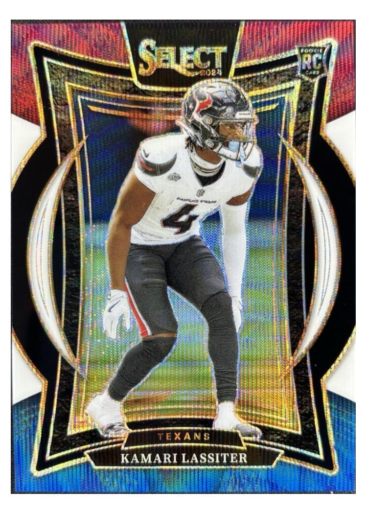 2024 Panini Select Base Set Kamari Lassiter Tri-Color Prizm #77 card