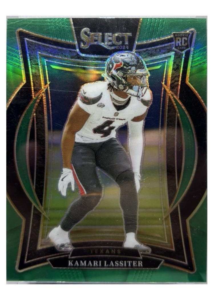 2024 Panini Select Base Set Kamari Lassiter Green Mojo #77 card