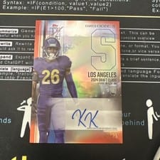 2024 Topps Signature Class Rookie Class Chrome Autographs Kamren Kinchens #RCV-KK card