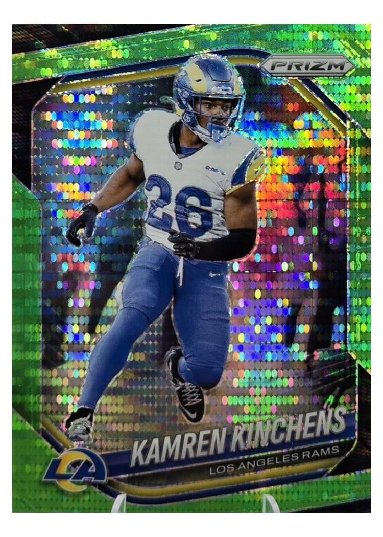 2025 Panini Prizm Base Set Kamren Kinchens Neon Green Pulsar #59 card