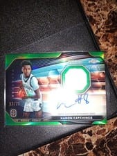 2023-24 Topps Chrome OTE Rookie Jersey Autographs Kanon Catchings #RJA-KC card