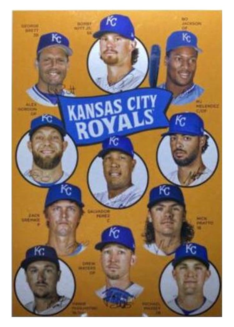 2023 Topps Archives 1969 Team History Postcards Kansas City Royals #H69-KCR card