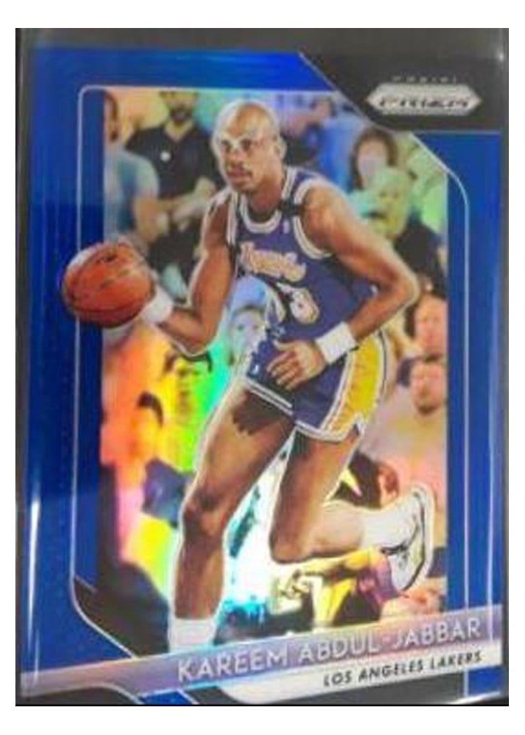 2018-19 Panini Prizm Base Set Kareem Abdul-Jabbar #115 card