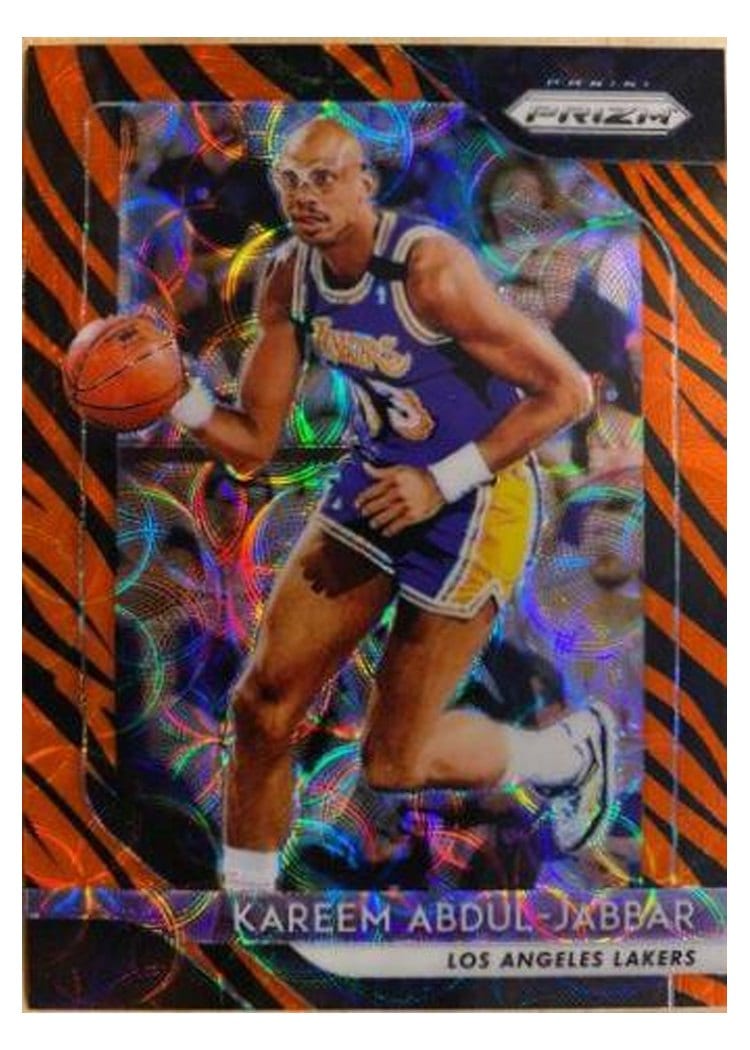 2018-19 Panini Prizm Base Set Kareem Abdul-Jabbar #115 card