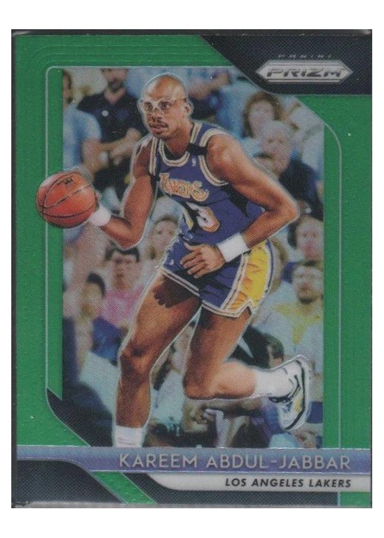 2018-19 Panini Prizm Base Set Kareem Abdul-Jabbar #115 card