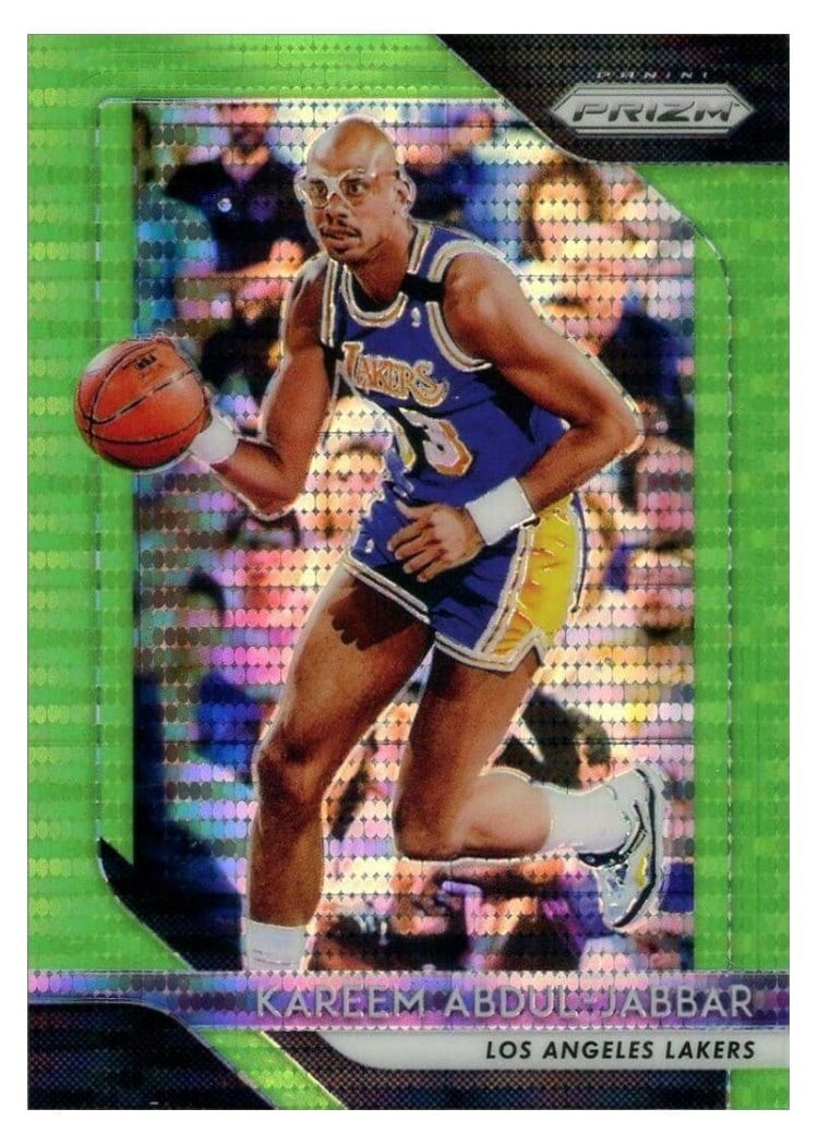 2018-19 Panini Prizm Base Set Kareem Abdul-Jabbar #115 card
