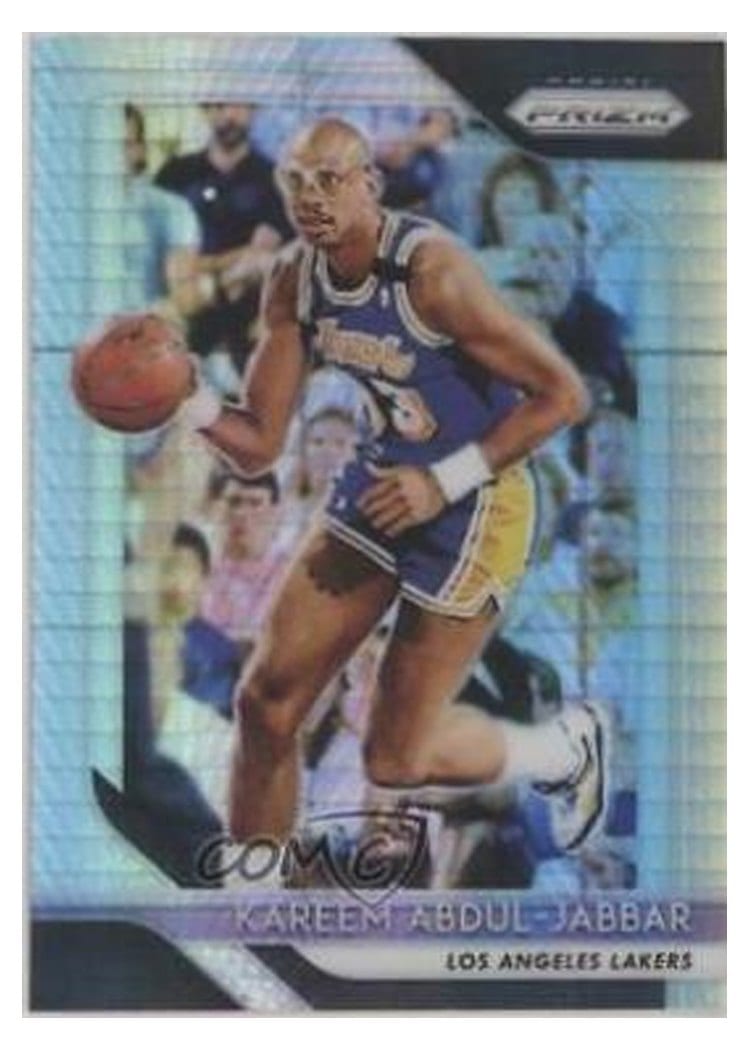 2018-19 Panini Prizm Base Set Kareem Abdul-Jabbar #115 card