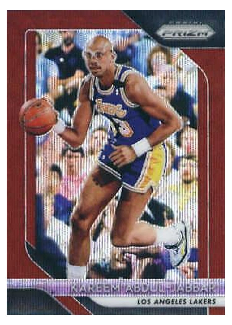 2018-19 Panini Prizm Base Set Kareem Abdul-Jabbar #115 card