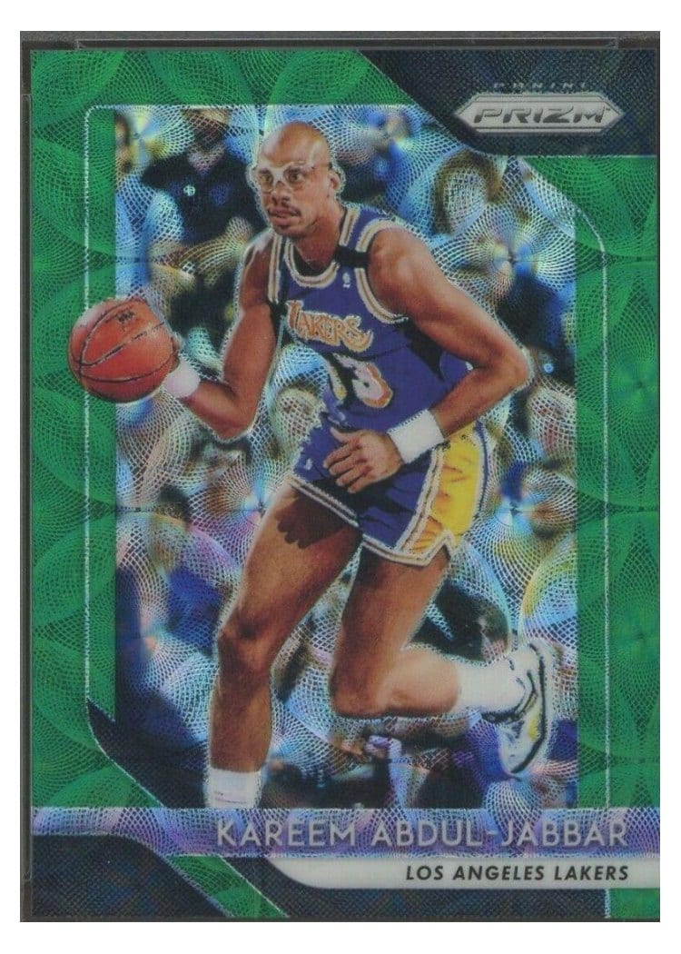2018-19 Panini Prizm Base Set Kareem Abdul-Jabbar #115 card