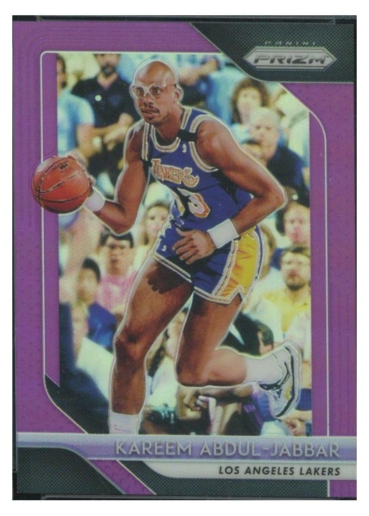2018-19 Panini Prizm Base Set Kareem Abdul-Jabbar #115 card