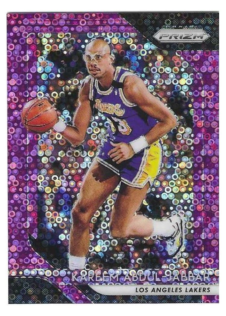 2018-19 Panini Prizm Base Set Kareem Abdul-Jabbar #115 card