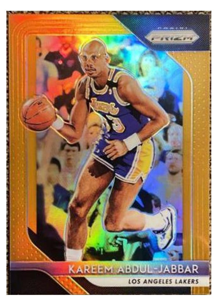 2018-19 Panini Prizm Base Set Kareem Abdul-Jabbar #115 card