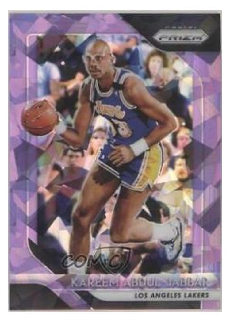 2018-19 Panini Prizm Base Set Kareem Abdul-Jabbar #115 card