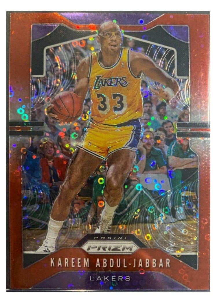 2019-20 Panini Prizm Base Set Kareem Abdul-Jabbar #20 card