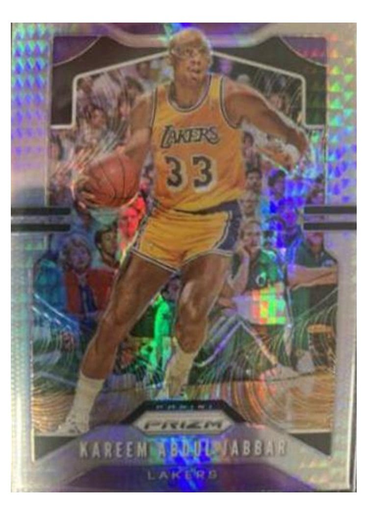 2019-20 Panini Prizm Base Set Kareem Abdul-Jabbar #20 card