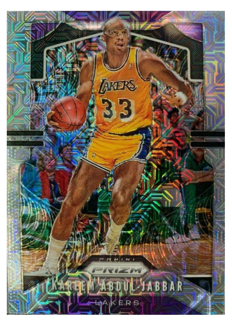 2019-20 Panini Prizm Base Set Kareem Abdul-Jabbar #20 card