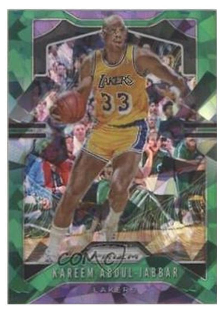 2019-20 Panini Prizm Base Set Kareem Abdul-Jabbar #20 card