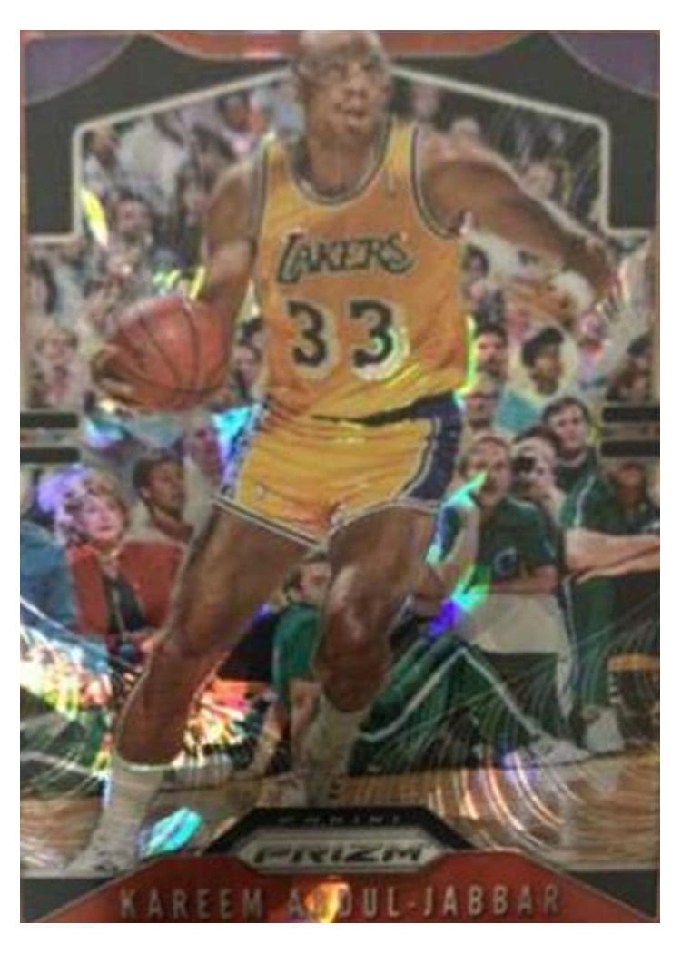 2019-20 Panini Prizm Base Set Kareem Abdul-Jabbar #20 card