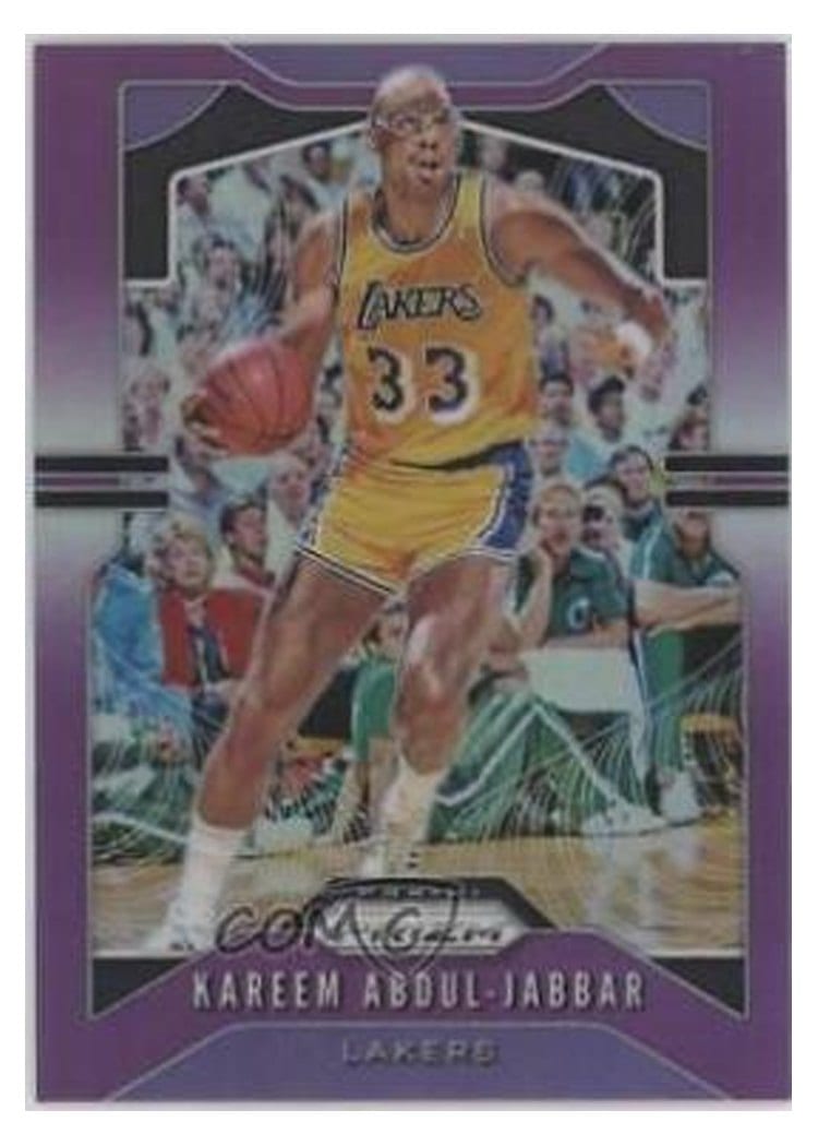 2019-20 Panini Prizm Base Set Kareem Abdul-Jabbar #20 card