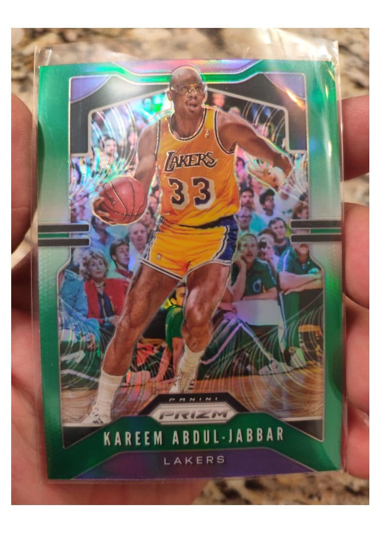 2019-20 Panini Prizm Base Set Kareem Abdul-Jabbar #20 card