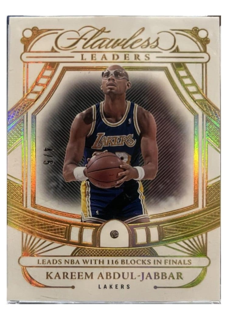 2023-24 Panini Flawless Flawless Leaders Kareem Abdul-Jabbar #160 card