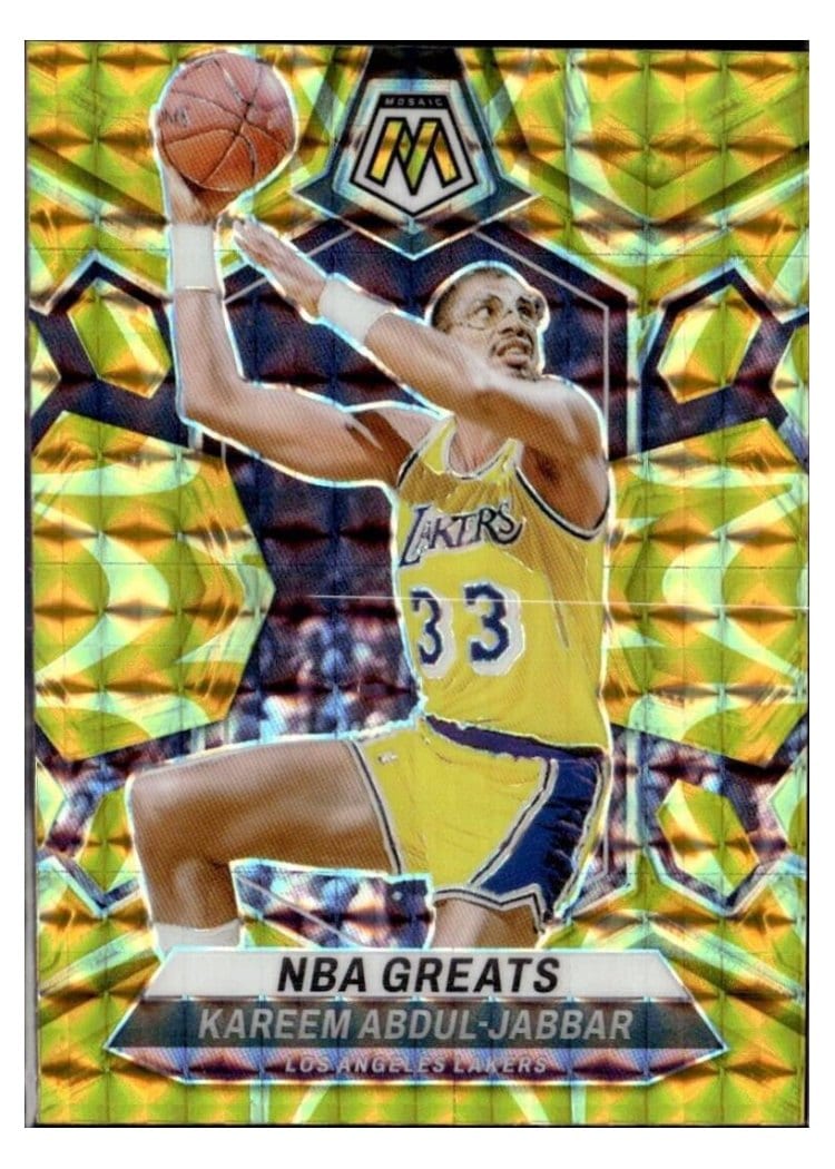 2023-24 Panini Mosaic Base Set Kareem Abdul-Jabbar #299 card