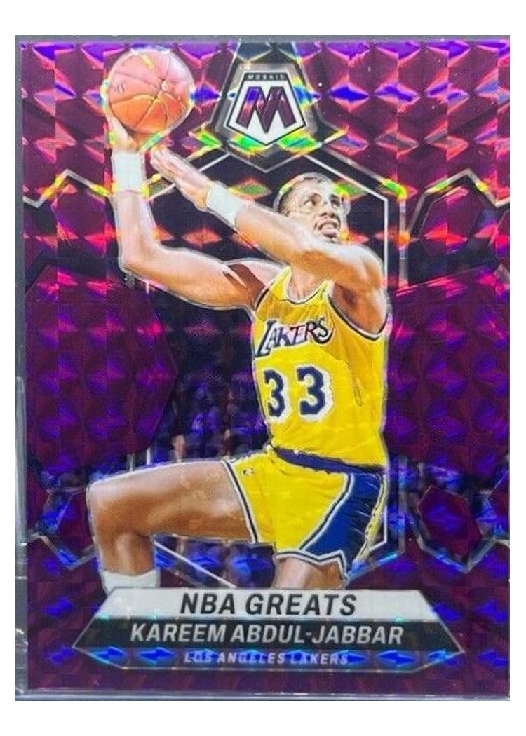 2023-24 Panini Mosaic Base Set Kareem Abdul-Jabbar #299 card