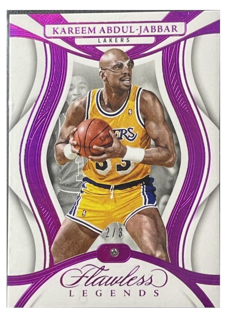 2024-25 Panini Flawless Base Gems Kareem Abdul-Jabbar #111 card